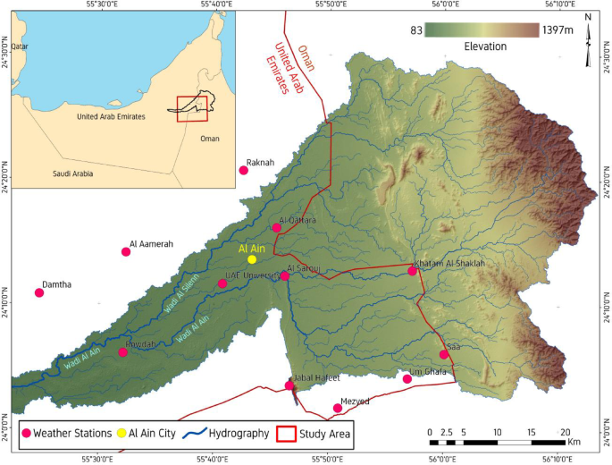 Remote sensing and climatic data for flood impact assessment in Al-Ain (UAE)