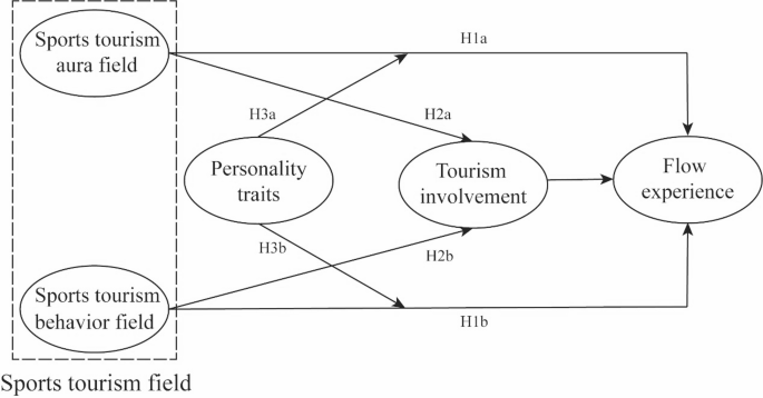 Exploring the effect of the sports tourism field on flow experience through a moderated mediation model