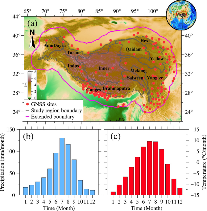 Spatiotemporal variability of terrestrial water storage over the Tibetan Plateau from the joint inversion of GNSS and GRACE observations