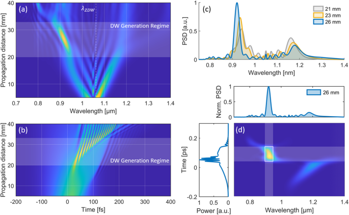 Deep-tissue two-photon brain imaging enabled by a tunable fiber-optic dispersive wave generator