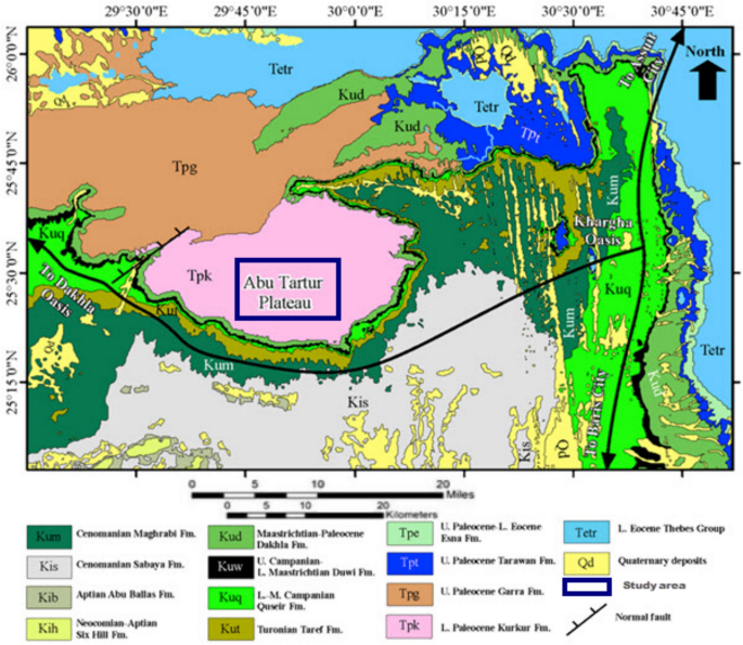 Temperature and AC electrical properties natural mixture, Abu Tartur plateau, Western Desert, Egypt
