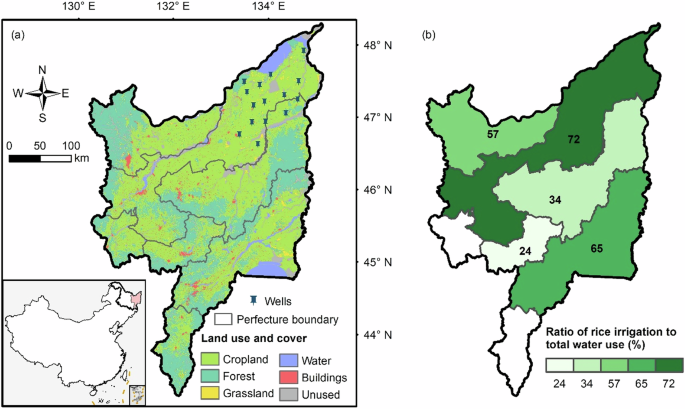 Climate adaptation through rice northward expansion aggravated groundwater overexploitation in Northeast China