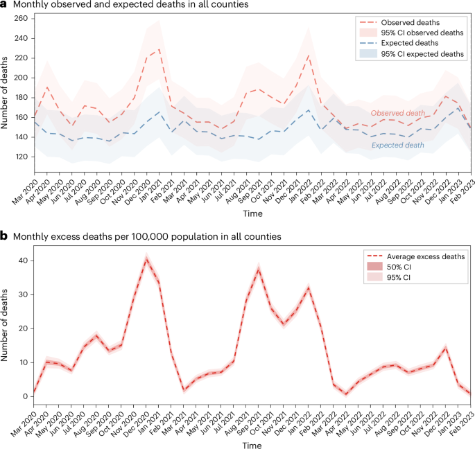 Association between urban shrinkage and excess mortality during the COVID-19 pandemic