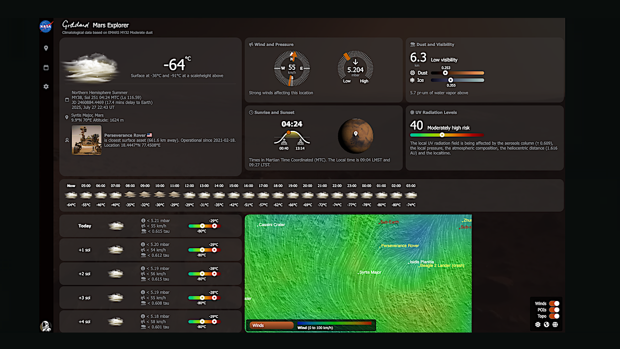 NASA Mars Explorer App – Astrobiology