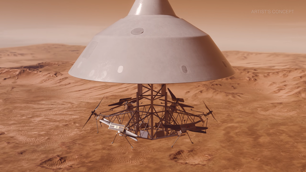Robot Videos: Mars Helicopters, Rope-Driven Dog, More