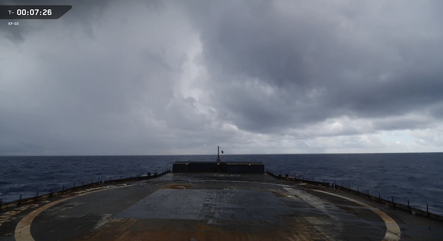 Bad weather for Falcon 9 booster recovery prevents launch of Amazon’s Project Kuiper satellites – Spaceflight Now