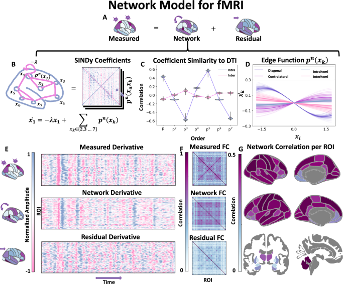 Using an ordinary differential equation model to separate rest and task signals in fMRI