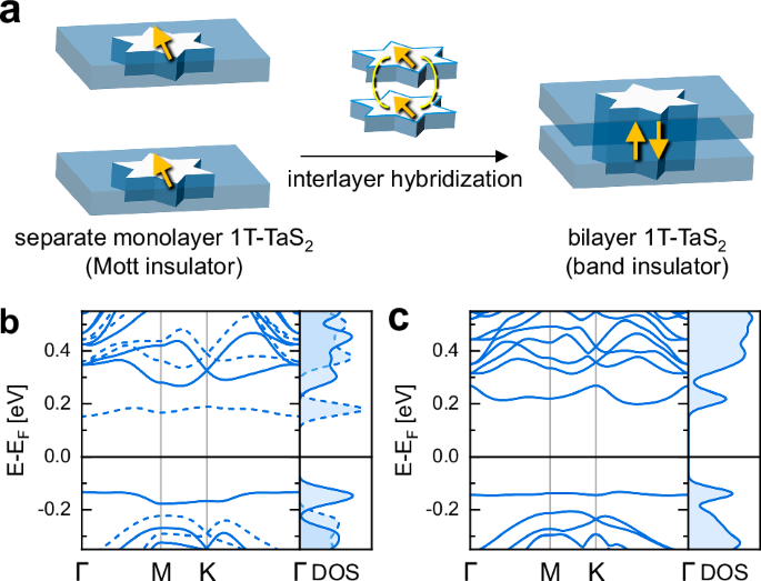 Designing flat bands, localized and itinerant states in TaS2 trilayer heterostructures