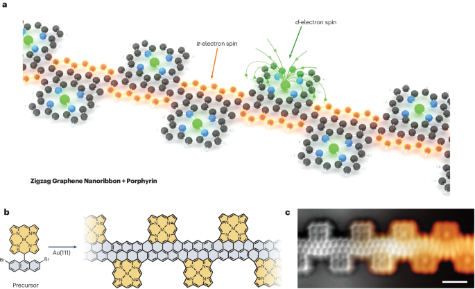 Merging d- and π-electron magnetism