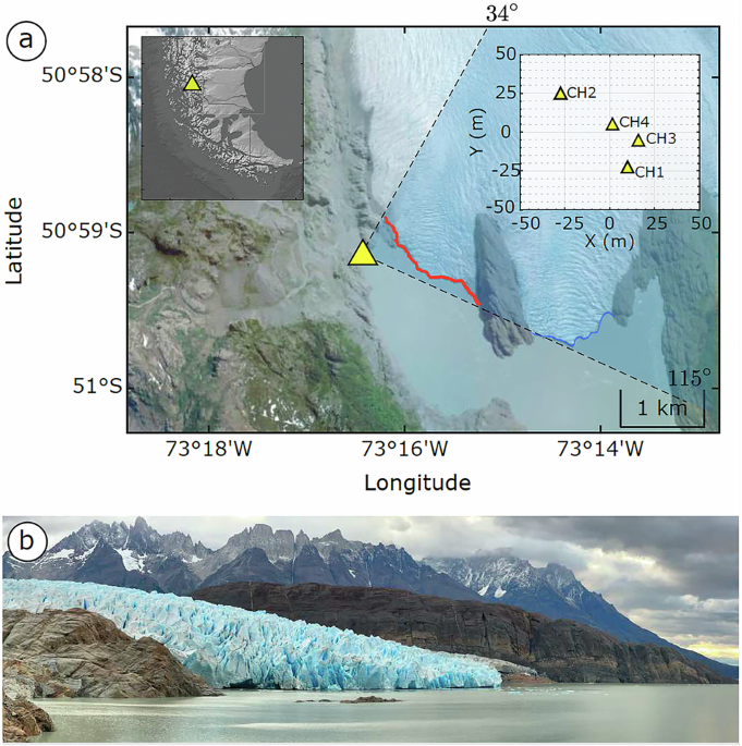 Acoustic Emissions from Grey Glacier, Chilean Patagonia: dataset of infrasound measurements