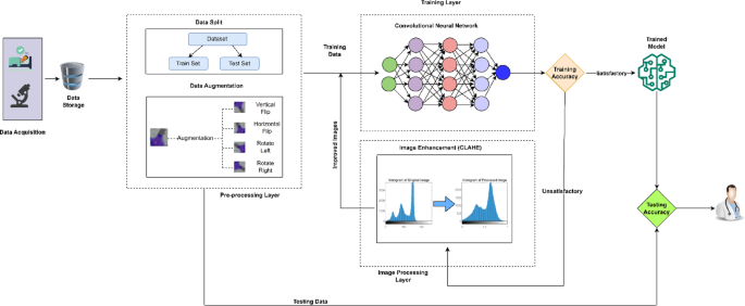 Improved leukocyte classification in bone marrow cytology using convolutional neural network with contrast enhancement