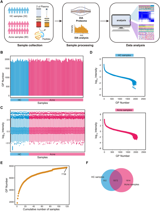 Differential plasma proteome analysis reveals key proteins associated with insulin resistance in acne vulgaris patients