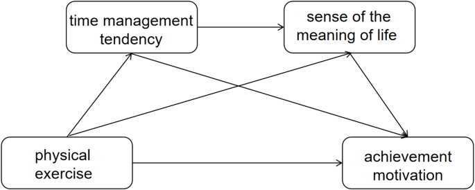 A chain mediation model reveals the association between physical exercise and sense of meaning in life in college students