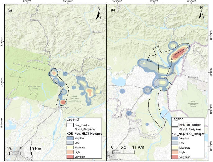 Assessing the implications of habitat transformations on human-large carnivore interactions outside protected areas
