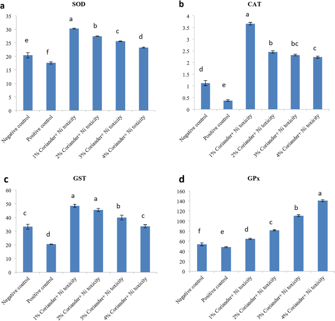 Ameliorative effects of coriander extract supplementation in mitigating nickel toxicity in grass carp (Ctenopharyngodon idella)