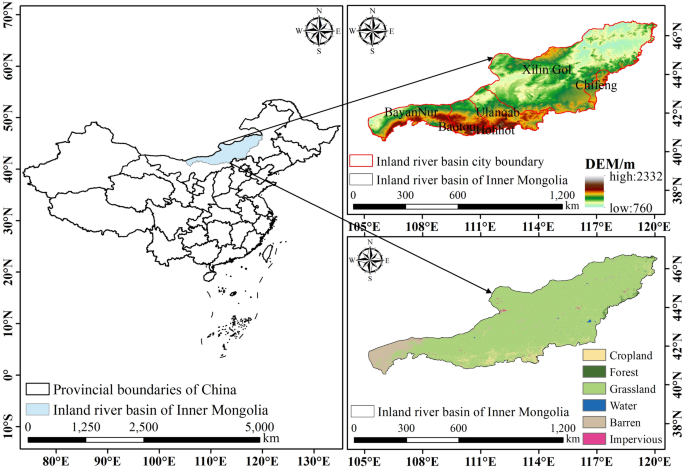 Temporal and spatial response of agricultural drought to meteorological drought in inner Mongolia plateau inland river basin