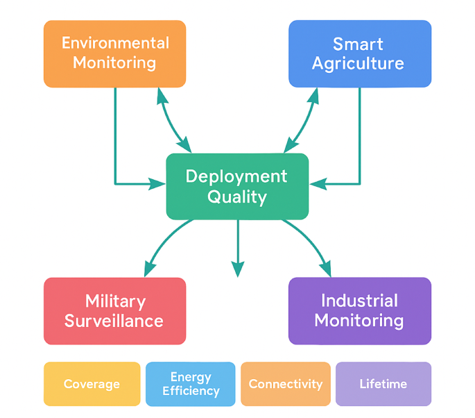 Efficient node deployment for enhancing coverage and connectivity in Wireless Sensor Networks