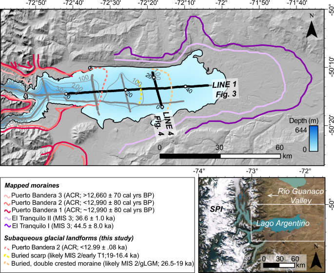 Subaqueous evidence of the last glacial maximum and its termination in southern Patagonia