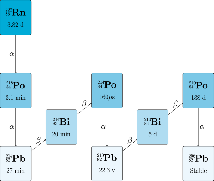 A novel method for assessing postmortem interval using radon radioisotopic decay – an internal radon ‘time of death clock’