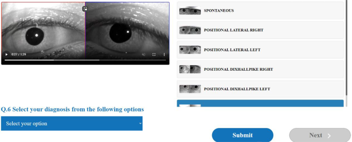 Interobserver agreement in BPPV diagnosis using eye movement recordings