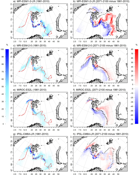 Future Atlantification of the European Arctic limited under sustained global warming