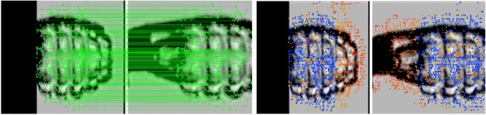 Unsupervised disparity-tolerant algorithm for terahertz image stitching