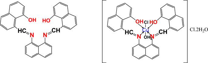 Integrated analysis of nano Schiff base complex for bioelectronic applications