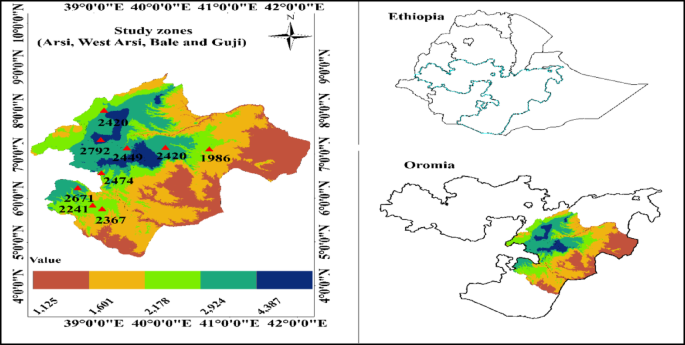 Spatiotemporal variability and trends in extreme rainfall and temperature indices in Southeastern Oromia, Ethiopia
