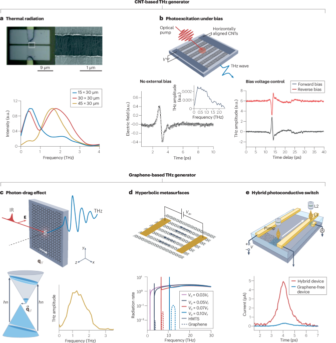 Carbon-nanomaterial-enabled terahertz technology | Nature Reviews Physics