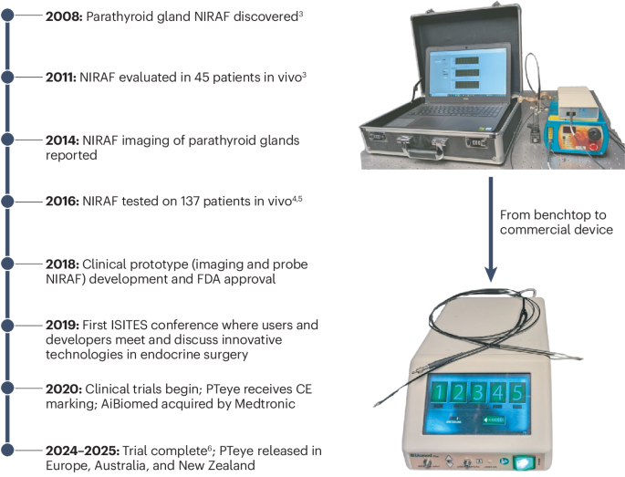 Label-free optical surgical guidance during endocrine surgery