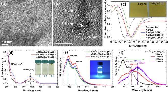 Enhanced detection of SARS-CoV-2 spike protein using nitrogen-doped graphene quantum dot-based SPR biosensors