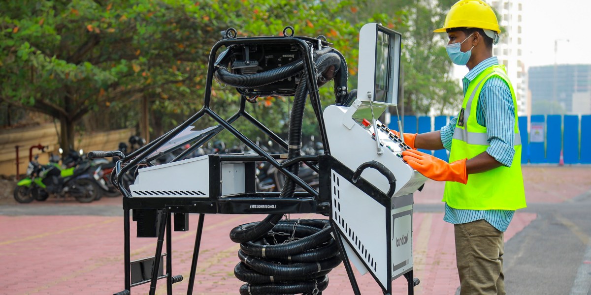 India is still working on sewer robots