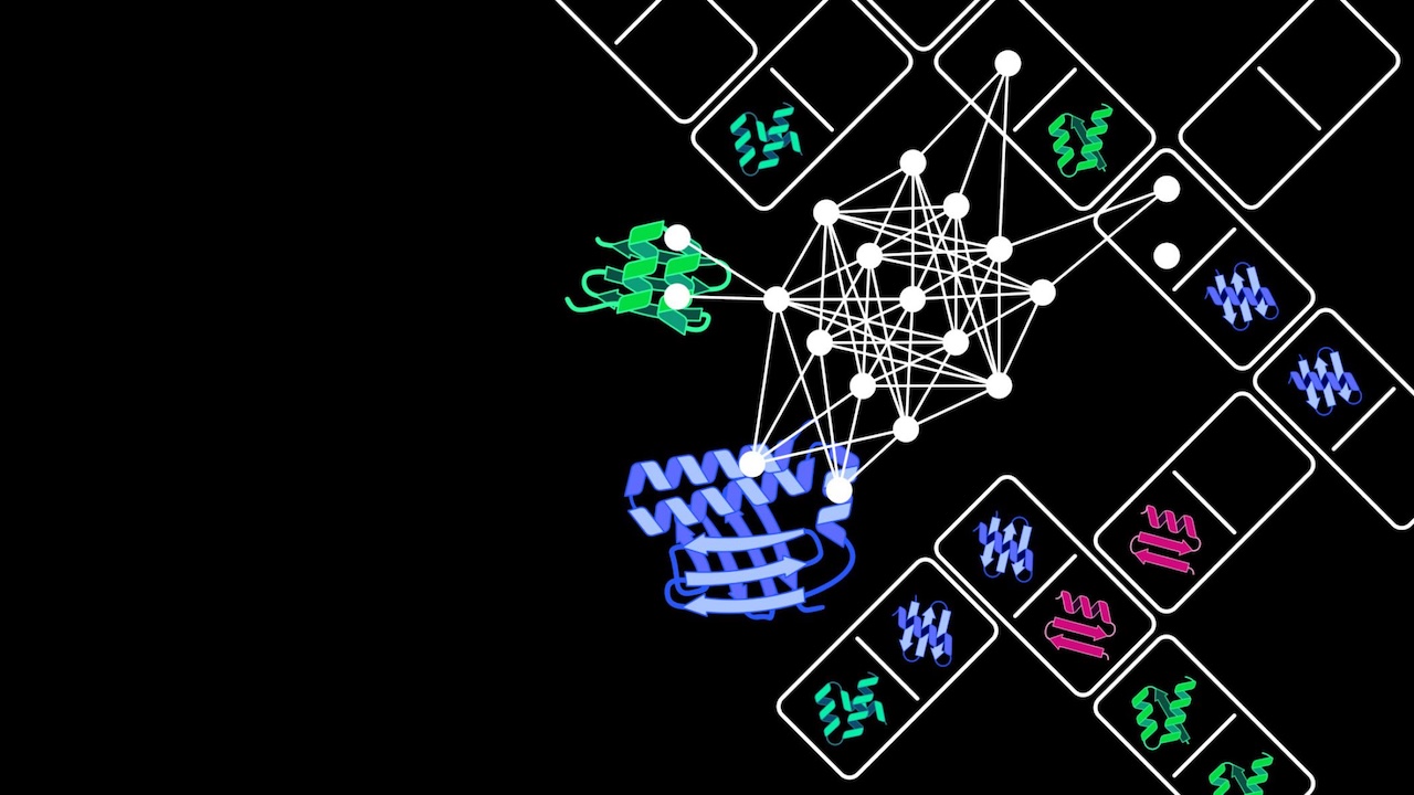 How An Artificial Protein Emerges From Fitting Together Individual Components