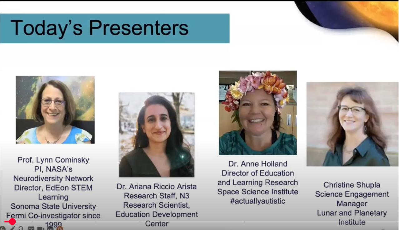 NASA Science Activation Teams Unite to Support Neurodiverse Learners with Public Libraries