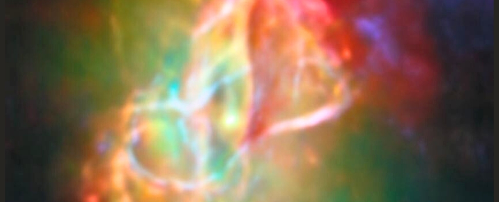 Blazing Rainbow in Space Hints at Earth’s Origins : ScienceAlert