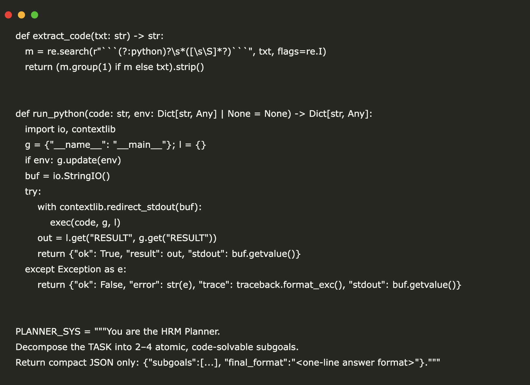 A Coding Guide to Building a Brain-Inspired Hierarchical Reasoning AI Agent with Hugging Face Models