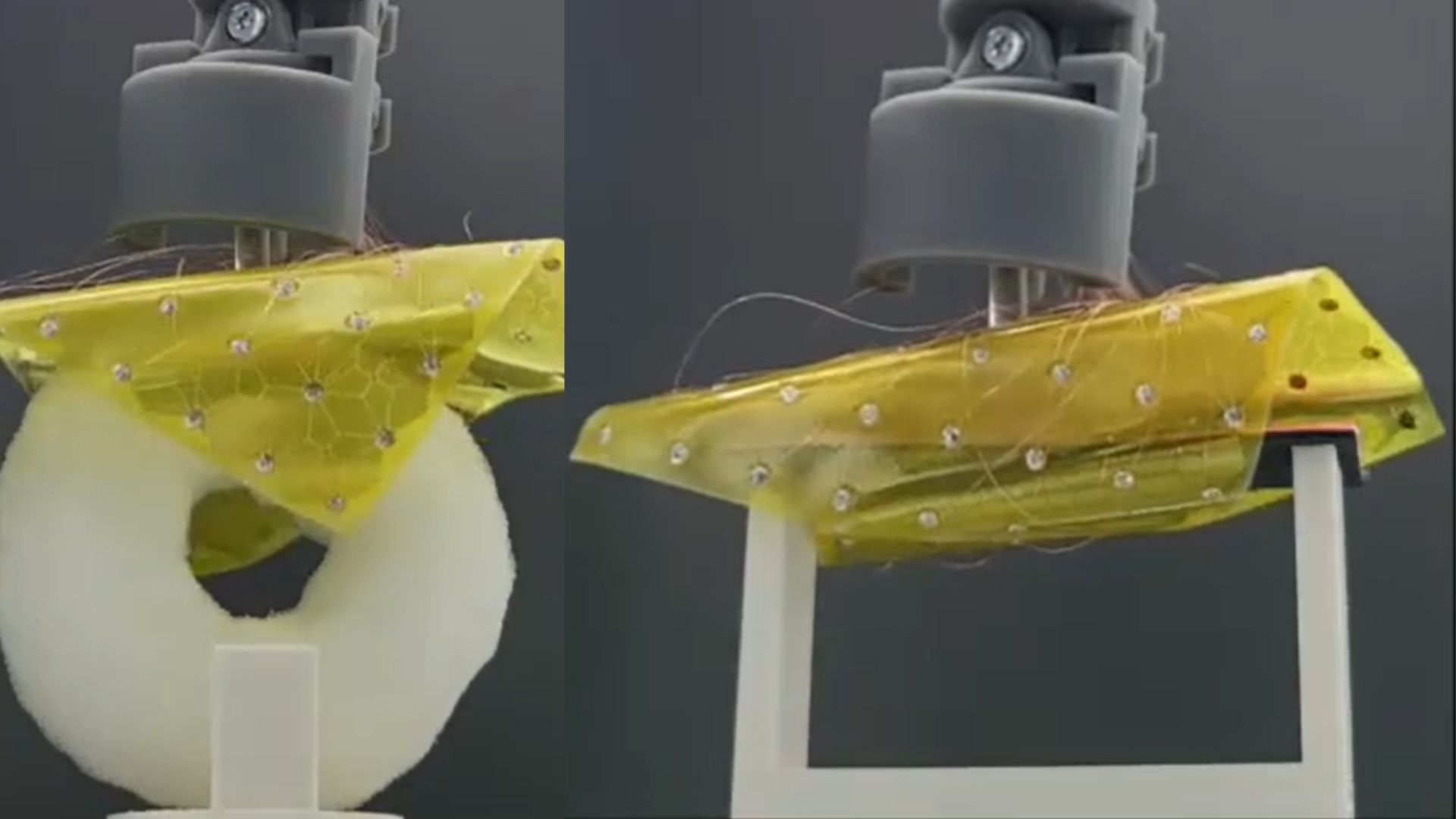 New robotic sheet morphs in real time with heat and smart sensors