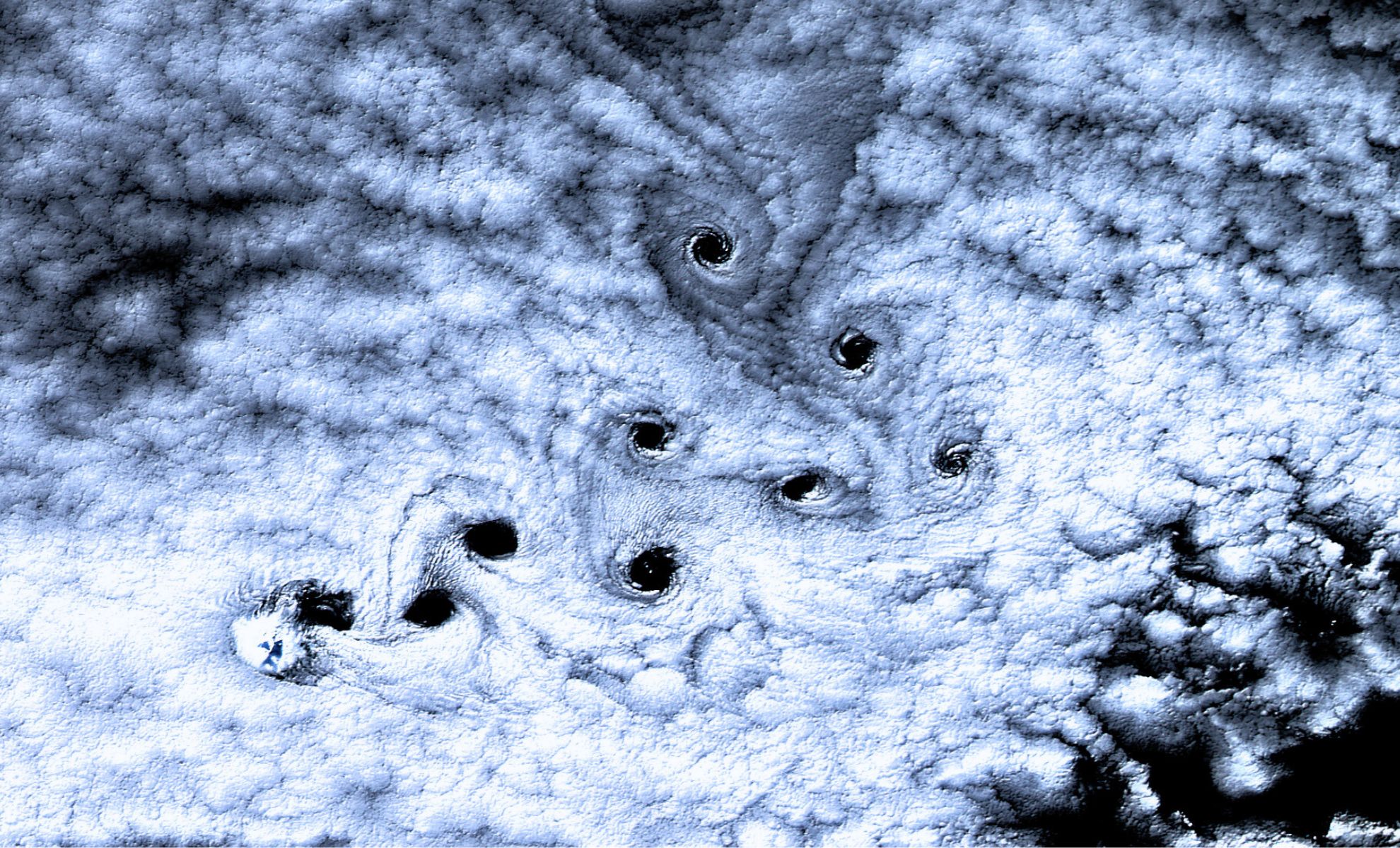 NASA’s Satellite Spots Bizarre Swirling Holes Over Isolated Island Near Antarctica