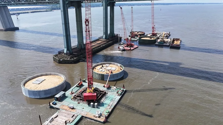 Delaware Memorial Bridge Receiving Vessel Collision Protection