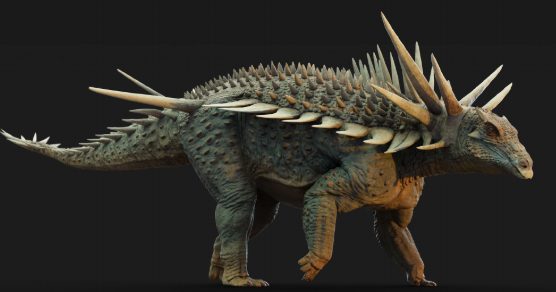 “Punk rocker” dinosaur was covered in long spikes and armor, newly discovered fossils show