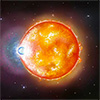 Ultraviolet light reveals the aftermath of rare star collision