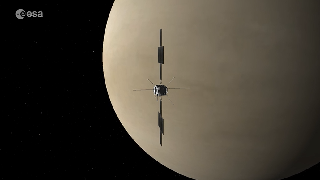 ESA’s JUICE spacecraft flies by Venus on its way to Jupiter’s icy moons