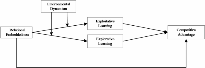 Relational embeddedness, organizational learning ambidexterity, and competitive advantage in digital healthcare