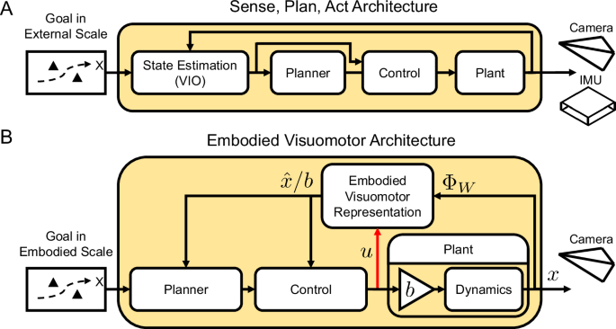 Embodied visuomotor representation | npj Robotics