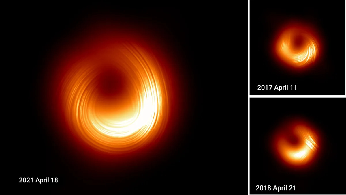 Stunning new imagery shows big changes in the 1st black hole ever captured by humanity (photo, video)