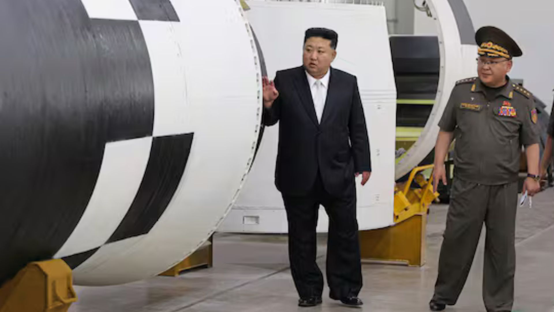 North Korea shows new long-range nuke as Kim heads to meet Xi, Putin