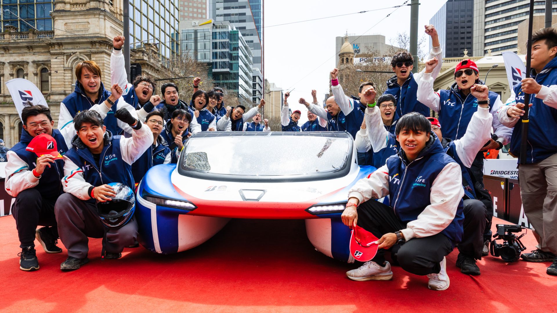 Student-built EV covers 1,864 miles in 44 hours to win solar race