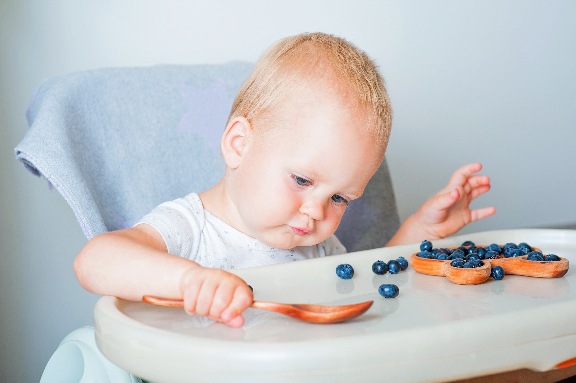 Babies fed blueberries show fewer allergy symptoms and boosted immune balance