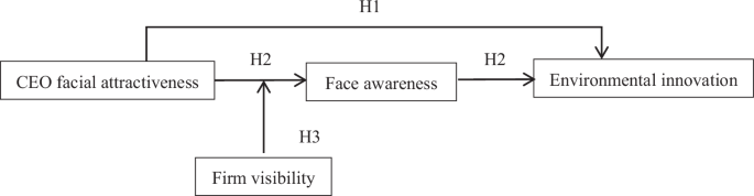CEO facial attractiveness and firms’ environmental innovation: how does looking good lead to doing good?