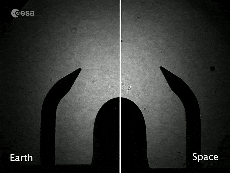 ESA – Condensation defying gravity